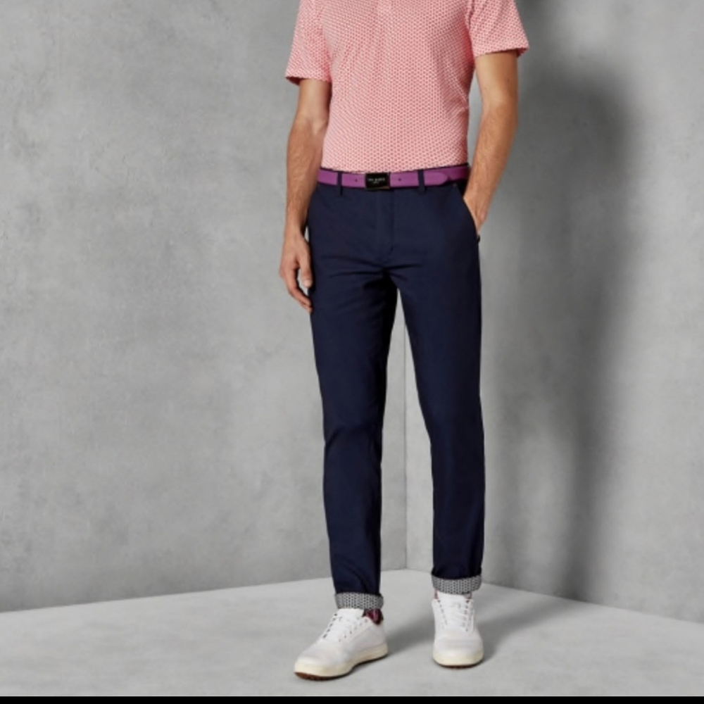 NWT Ted Baker Golf Mens Navy Pants